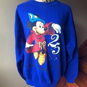 Walt Disney World 25th anniversary Vintage Micky Sweater
